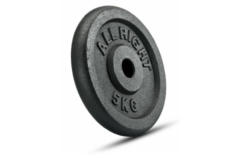 OBCIĄŻENIE ŻELIWNE FEOZ1 5KG 28MM /ALLRIGHT