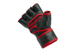 RĘKAWICE MMA PRO ROZM. XXL CZARN. PU /ALLRIGHT