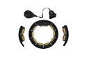 HULA HOP BLACK/GOLD Z MAGNESAMI I OBCIĄŻNIKIEM + LICZNIK HHM13 /HMS HULA HOP BLACK/GOLD Z MAGNESAMI I OBCIĄŻNIKIEM + LICZNIK HHM13 /HMS