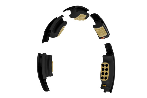 HULA HOP BLACK/GOLD Z MAGNESAMI I OBCIĄŻNIKIEM + LICZNIK HHM13 /HMS HULA HOP BLACK/GOLD Z MAGNESAMI I OBCIĄŻNIKIEM + LICZNIK HHM13 /HMS