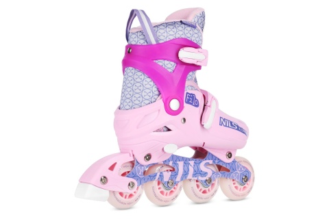 ŁYŻWOROLKI FILO RÓŻOWE ROZM. M(34-37) NA13102 /NILS EXTREME