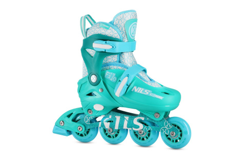 ŁYŻWOROLKI FILO ZIELONE ROZM. XS(26-29) NA13102 /NILS EXTREME