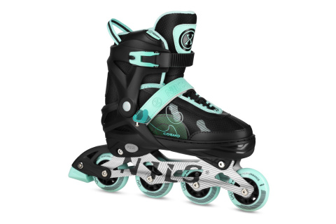 ŁYŻWOROLKI COSMO ZIELONE ROZM. M(34-37) NA13808 /NILS EXTREME