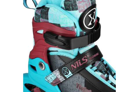 ŁYŻWOROLKI TWIST NIEBIESKIE ROZM. L(39-42) NA13810 /NILS EXTREME