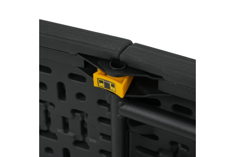 SKŁADANA ŁAWKA OGRODOWA 183 CM ANTRACYT NC3404 /NILS CAMP