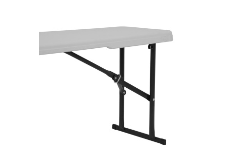 SKŁADANA ŁAWKA OGRODOWA 183 CM BIAŁA NC3404 /NILS CAMP