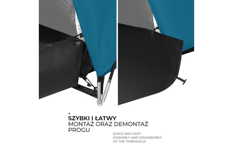 NAMIOT KEMPINGOWY HIGHLAND NIEBIESKO- JASNO SZARY NC6031 /NILS CAMP