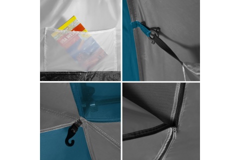 NAMIOT KEMPINGOWY HIGHLAND NIEBIESKO- JASNO SZARY NC6031 /NILS CAMP