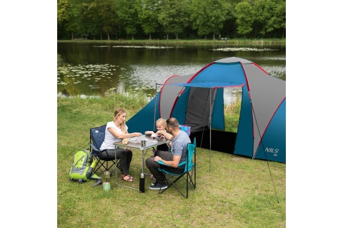 NAMIOT KEMPINGOWY HIGHLAND NIEBIESKO- JASNO SZARY NC6031 /NILS CAMP