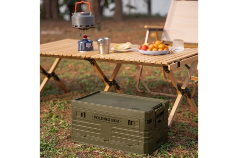 SKŁADANA SKRZYNIA KEMPINGOWA Z POKRYWĄ 50L NCB4001 /NILS CAMP