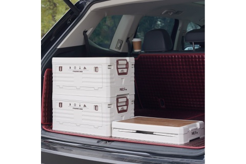 SKŁADANA SKRZYNIA KEMPINGOWA Z FUNKCJĄ STOŁU 2W1 50L NCB4002 /NILS CAMP