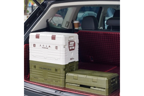 SKŁADANA SKRZYNIA KEMPINGOWA Z POKRYWĄ 50L NCB4003 /NILS CAMP