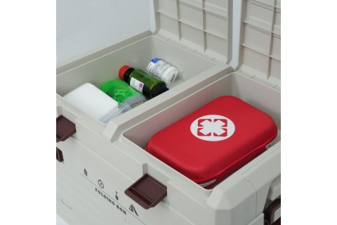 SKŁADANA SKRZYNIA KEMPINGOWA Z POKRYWĄ 50L NCB4003 /NILS CAMP