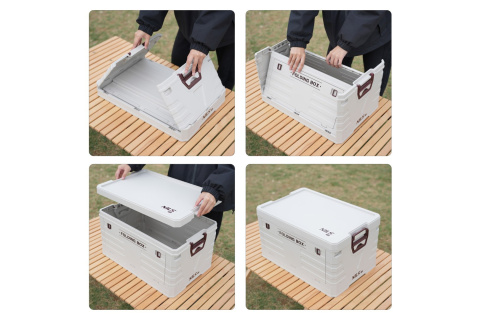 SKŁADANA SKRZYNIA KEMPINGOWA Z POKRYWĄ 50L NCB4004 /NILS CAMP