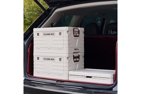 SKŁADANA SKRZYNIA KEMPINGOWA Z POKRYWĄ 50L NCB4004 /NILS CAMP