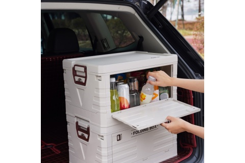 SKŁADANA SKRZYNIA KEMPINGOWA Z POKRYWĄ 50L NCB4004 /NILS CAMP