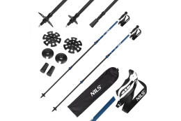 KIJE TREKKINGOWE ALUMINIOWE BLUE TK8601 /NILS