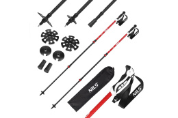 KIJE TREKKINGOWE ALUMINIOWE RED TK8601 /NILS
