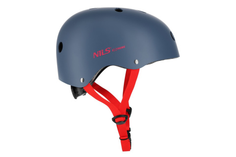 KASK SZARO-CZERWONY ROZM. L(58-61CM) MTW001-1 /NILS EXTREME