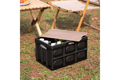 SKŁADANA SKRZYNIA KEMPINGOWA Z FUNKCJĄ STOŁU 2W1 20L NCB4005 /NILS CAMP