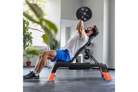 STEP DO AEROBIKU REGULOWANY Z FUNKCJĄ ŁAWKI COMMERCIAL AS009 PRO /HMS