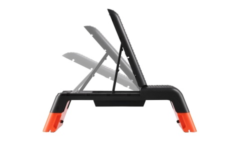 STEP DO AEROBIKU REGULOWANY Z FUNKCJĄ ŁAWKI COMMERCIAL AS009 PRO /HMS