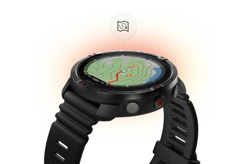 ZEGAREK SPORTOWY GRIT X2 CZARNY NIGHT BLACK /POLAR