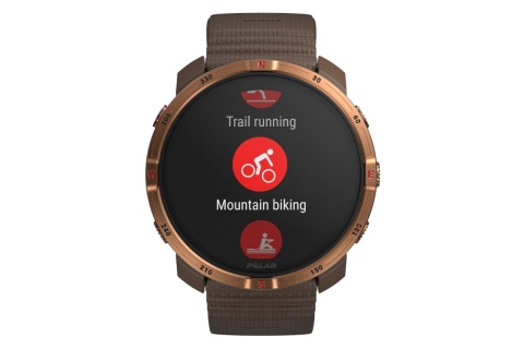 ZEGAREK SPORTOWY GRIT X2 BRĄZOWY BROWN COPPER /POLAR