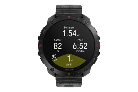 ZEGAREK SPORTOWY GRIT X2 PRO CZARNY MIDNIGHT BLACK HOOK AND LOOP /POLAR