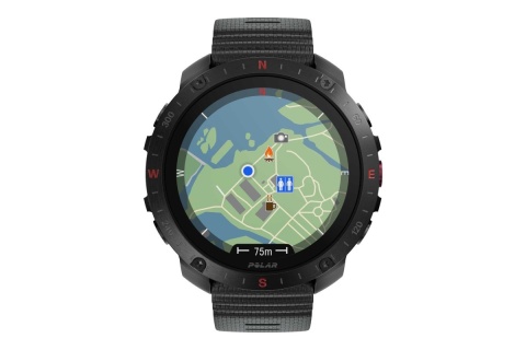 ZEGAREK SPORTOWY GRIT X2 PRO CZARNY MIDNIGHT BLACK HOOK AND LOOP /POLAR