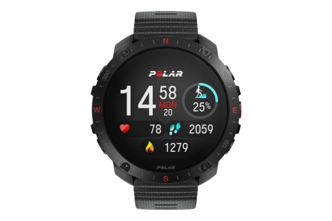 ZEGAREK SPORTOWY GRIT X2 PRO CZARNY MIDNIGHT BLACK HOOK AND LOOP /POLAR