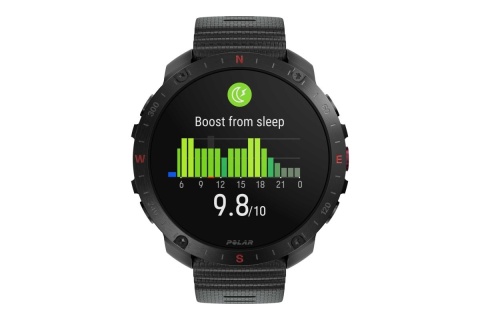 ZEGAREK SPORTOWY GRIT X2 PRO CZARNY MIDNIGHT BLACK HOOK AND LOOP /POLAR