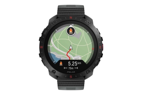 ZEGAREK SPORTOWY GRIT X2 PRO CZARNY MIDNIGHT BLACK HOOK AND LOOP /POLAR