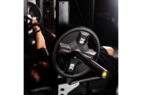 TALERZE OLIMPIJSKIE POLIURETANOWE ZESTAW 2 X 2.5 - 25 KG CPU (155 KG) TPC SET /HMS