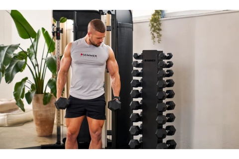 HANTLE HEX 1-10 KG ZESTAW ZE STOJAKIEM /HAMMER