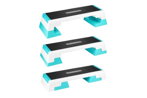 STEP DO AEROBIKU BIAŁO-MIĘTOWY AS007 WHITE-MINT /HMS PREMIUM