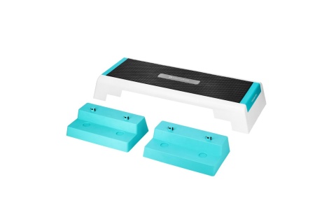 STEP DO AEROBIKU BIAŁO-MIĘTOWY AS007 WHITE-MINT /HMS PREMIUM