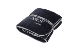 RĘCZNIK Z MIKROFIBRY FROTTE CZARNY 160X80CM NAR14 /NILS AQUA