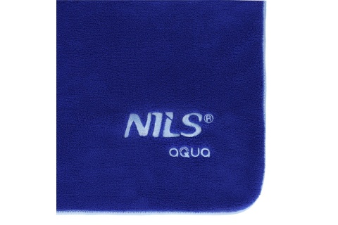 RĘCZNIK Z MIKROFIBRY FROTTE GRANATOWY 160X80CM NAR14 /NILS AQUA