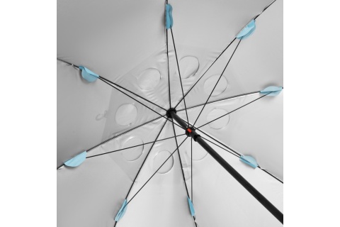 PARASOL/PARAWAN PLAŻOWY 2W1 XXL 240 CM NIEBIESKI NC17114 /NILS