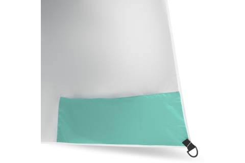 PARASOL/PARAWAN PLAŻOWY 2W1 XXL 240 CM ZIELONY NC17114 /NILS