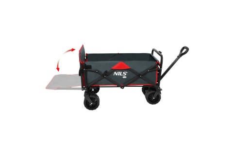 WÓZEK TURYSTYCZNY 160L ANTRACYT NC2601 /NILS CAMP
