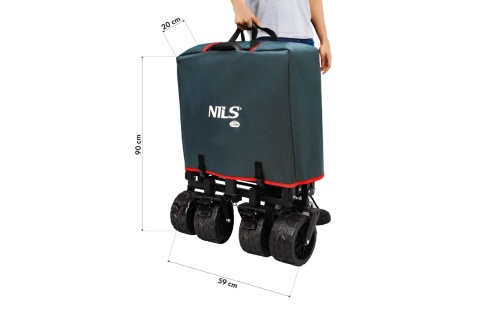 WÓZEK TURYSTYCZNY 160L ANTRACYT NC2601 /NILS CAMP