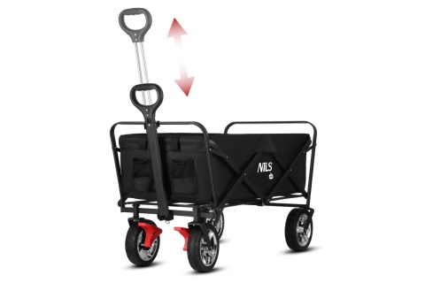 WÓZEK TURYSTYCZNY 120L CZARNY NC2603 /NILS CAMP