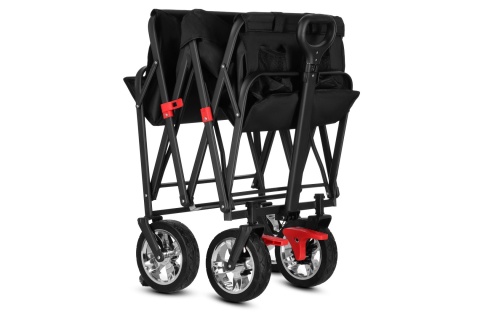 WÓZEK TURYSTYCZNY 120L CZARNY NC2603 /NILS CAMP