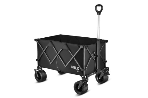 WÓZEK TURYSTYCZNY XXL 180L CZARNY NC2604 /NILS CAMP