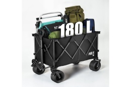 WÓZEK TURYSTYCZNY XXL 180L CZARNY NC2604 /NILS CAMP
