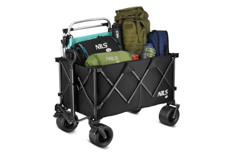 WÓZEK TURYSTYCZNY XXL 180L CZARNY NC2604 /NILS CAMP