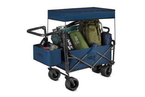 WÓZEK TURYSTYCZNY 120L NIEBIESKI NC2605 /NILS CAMP