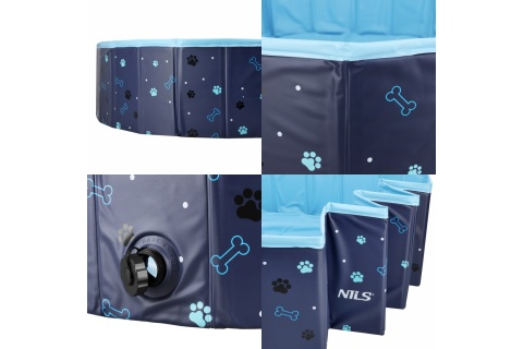 BASEN DLA PSÓW SKŁADANY XL 120X30 CM NC2805 /NILS